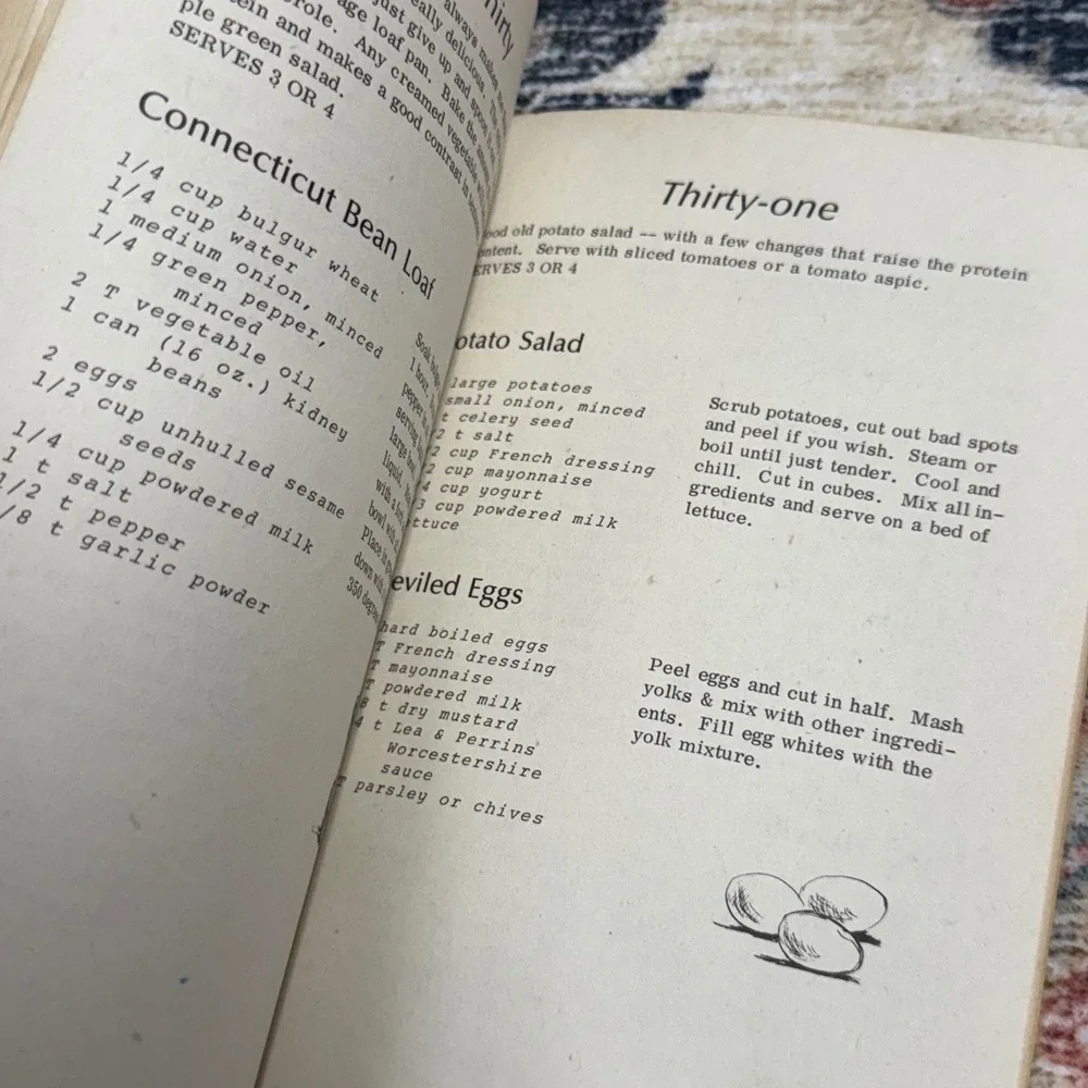 Cooking with‎ Conscience Cookbook Vegetarian Recipes World Hunger 1975